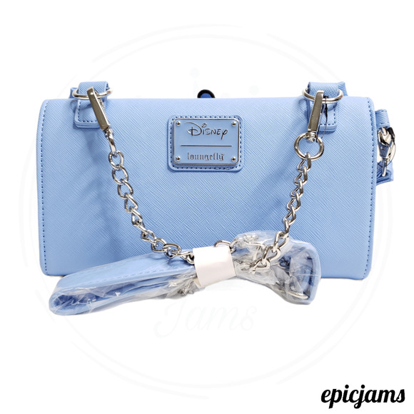 Loungefly Disney Minnie Mouse Daisy Polka Dot Crossbody Wristlet Bag New - Picture 5 of 7